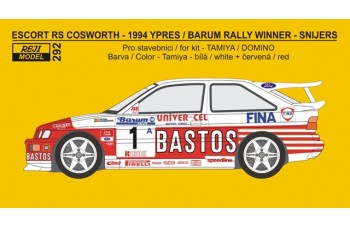 Transkit – Escort RS Cosworth - Bastos rally team - Ypres / Barum rally winner 1994